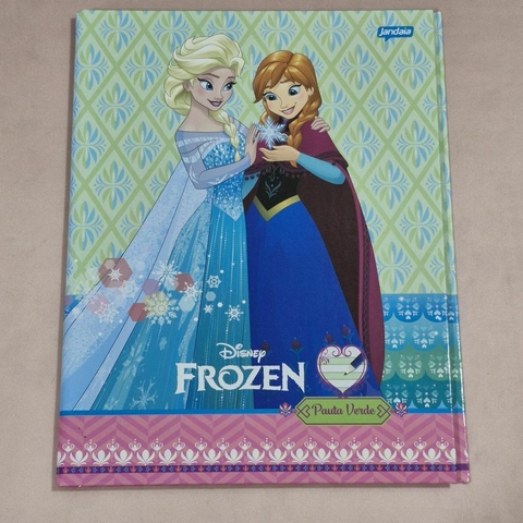 Caderno Universitário Pauta Verde - 40 Folhas (Frozen)