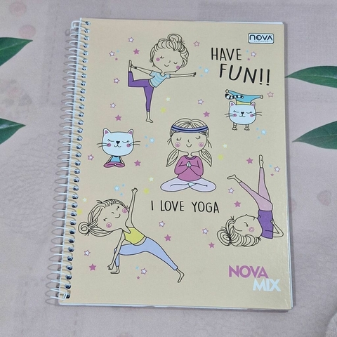 Caderno Universitário 1X1 - 80Fls Espiral Capa Dura (Nova Mix Feminina) - comprar online