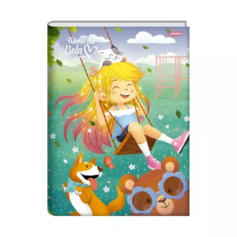 Caderno Brochurão - 80Fls Capa Dura Turma da Bella - comprar online