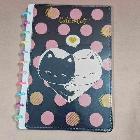 Caderno Universitário Inteligente 1x1 Gatinhas - comprar online