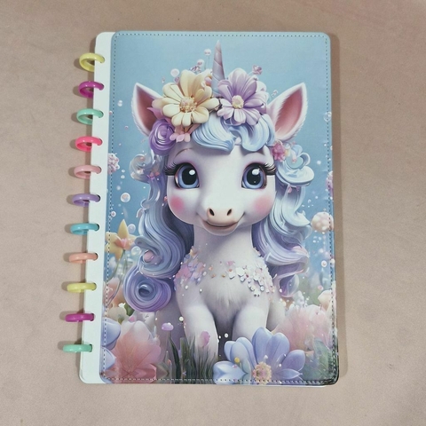 Caderno Universitário Inteligente 1x1 Unicórnio - comprar online
