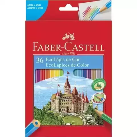 Lápis de Cor Faber Castell 36 cores