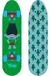 SKATEBOARD CRUISER TROLLS BRANCH - Turma da Alegria