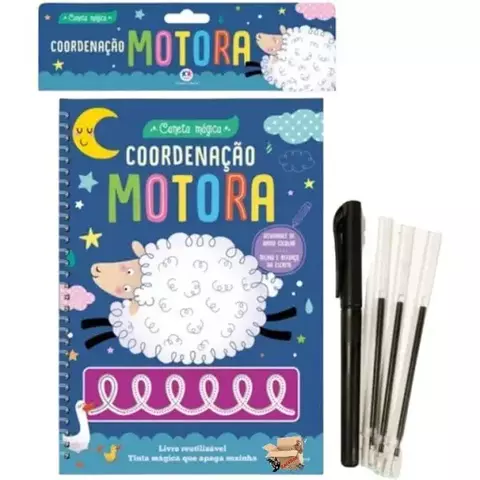 LIVRO CIRANDA LETRA CURSIVA - COORD MOTORA C/ CAN MAGICA