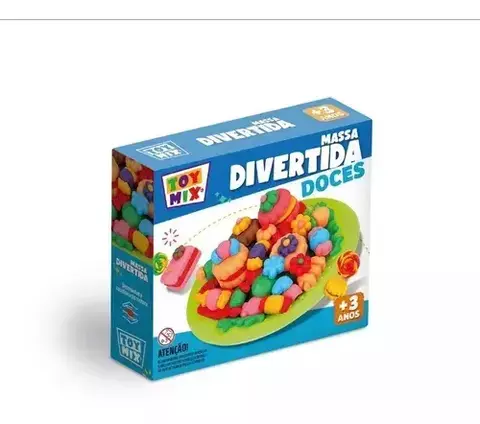 MASSA DE MODELAR DIVERTIDA DOCES TOYMIX