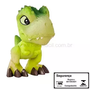 Jurassic World T-Rex Verde com mecanismo - Baby Dinos - Universal