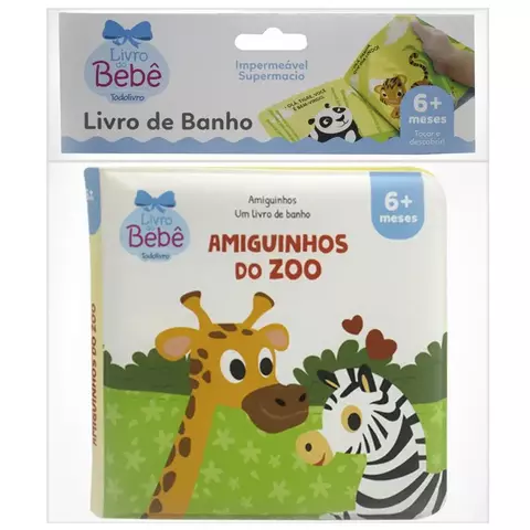 LIVRO BANHO TODOLIVRO AMIGUINHOS DO ZOO