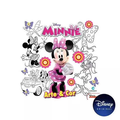 ARTE E COR DISNEY MINNIE