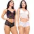 Kit 2 Conjunto Renda Espera Marido Feminino Sensual Com Forro Sem Bojo Langerie Baby Dool Sexy Império da Moda Íntima - comprar online