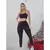 Conjunto Fitness Feminino Microcanelado de Poliamida - comprar online