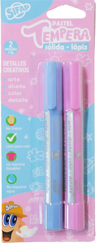 Tempera sólida lapiz x2 SIFAP - comprar online