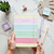 Cuaderno IMAGINER A5 cosida c/elástico Sweet RAYADO - comprar online