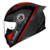 Capacete LS2 FF358 S Striker Titanium / Vermelho - loja online