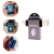 Adaptador OTG 2 em 1 Tipo-C + Micro USB + USB-A - loja online