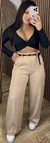 CALÇA PANTALONA BEGE