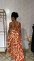 Vestido Longo Terracota na internet