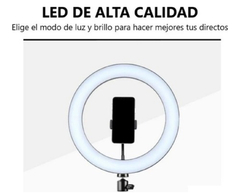 Aro De Luz De 12 Pulgadas 3 intensidades - tienda en línea