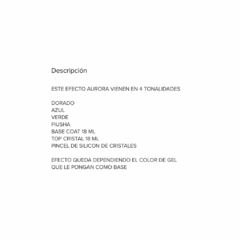 Imagen de EFECTO AURORA