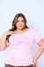 T-shirt Plus Size Jesus (Rosa bebê) na internet