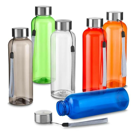 Garrafa Plástica Translucida 500ml - 100 unidades