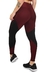 Calça com Detalhe Preto Legging Marsala | REF: LC1 - Lótus Deluxe