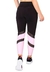 Calça Legging Preto Com Rosê Fitness Preta Detalhe | REF: LC48 - loja online