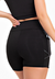 Short Fitness Cintura Alta Preto com Elástico Racy REF: CLGA4 - Lótus Deluxe