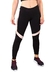 Calça Detalhe Branco Com Chocolate Legging Fitness Preto | REF: LC51