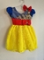 Vestido Festa Branca de Neve