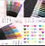 ESTOJO COM CANETAS COLORIDAS, NEON GLITTER GEL COM 24 CORES na internet