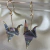 Aretes Grulla Nocturna - comprar en línea