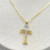 Colar Cruz Cravejada - comprar online