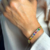 Pulseira Fita Baguete Colorida-Coleção Florecer