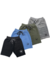 Kit 4 Bermudas Shorts Infantil Masculina Moletom Moletinho Menino criança 02 a 12 anos - comprar online