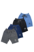 Kit 4 Bermudas Shorts Infantil Masculina Moletom Moletinho Menino criança 02 a 12 anos na internet