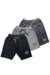 Kit 3 Bermudas Short Infantil Masculino Moletom Moletinho Menino 02 a 12 anos na internet