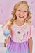 VESTIDO EM COTTON E TULE - Roda Gigante Kids