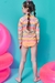 CONJUNTO BEACHWEAR BLUSA ML E BIQUINI LARANJA na internet