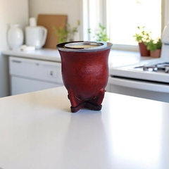 MATE CAMIONERO DE CUERO BORDO - tienda online