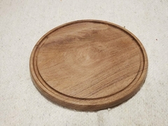 PLATO ALGARROBO CON RANURA - comprar online