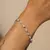 Pulseira Riviera Formas Cristal Diamond Lemon com Zircônias Brancas