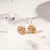 Brinco Flor 16mm Com Cristal Morganita Cristal Turmalina Rosa Cristal Citrino - comprar online
