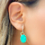 BRINCO EARBLING OVAL DE FUSION ESMERALDA E ZIRCÔNIAS BRANCAS - comprar online