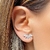 BRINCO EARCUFF NAVETES DE ZIRCÔNIAS BRANCAS - comprar online