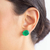 BRINCO EAR JACKET VERSÁTIL FUSION ESMERALDA MADREPÉROLA - comprar online
