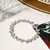 PULSEIRA RIVIERA GOTAS E OVAIS DE ZIRCÔNIAS DIAMOND 17CM - comprar online