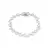 PULSEIRA RIVIERA GOTAS E OVAIS DE ZIRCÔNIAS DIAMOND 17CM - Mar Doce Semijoias