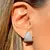 BRINCO TRIÂNGULO CRAVEJADO 16MM DE ZIRCÔNIAS BRANCAS