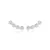 BRINCO EARCUFF PONTINHOS CRAVEJADO COM ZIRCÔNIAS BRANCAS na internet