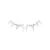 BRINCO EARCUFF GOTAS DE ZIRCÔNIAS BRANCAS - Mar Doce Semijoias
